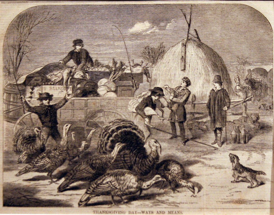 Homer, Thanksgiving Day-Ways and Means, 1858