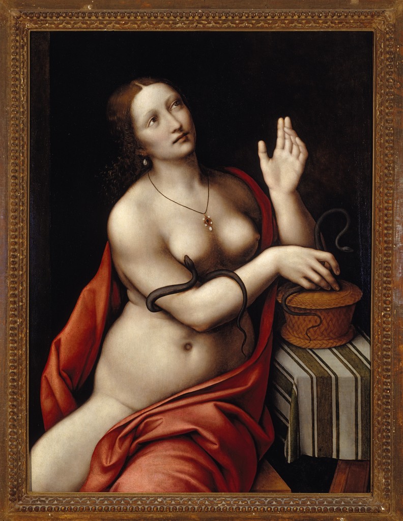 Giampietrino, Cleopatra, 1524-26. Oil on panel. 