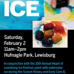 Saturday Feb. 2nd 11am-2pm: Paint w/ Ice in Hufnagle Park