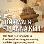 Monday, Feb. 25 1-3pm: Junk Walk with Anna Kell @ The Downtown Art Gallery