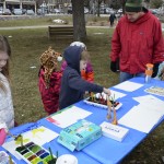 Children’s Ice Painting a huge success for Bucknell Art Galleries @ Ice Festival