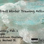 Abstract Winter Drawing and Coloring at the Downtown Gallery Feb. 1