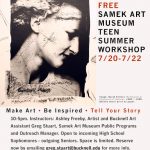 Teen Summer Workshop 2016 – Tell Your Story (7.20 – 7.22)