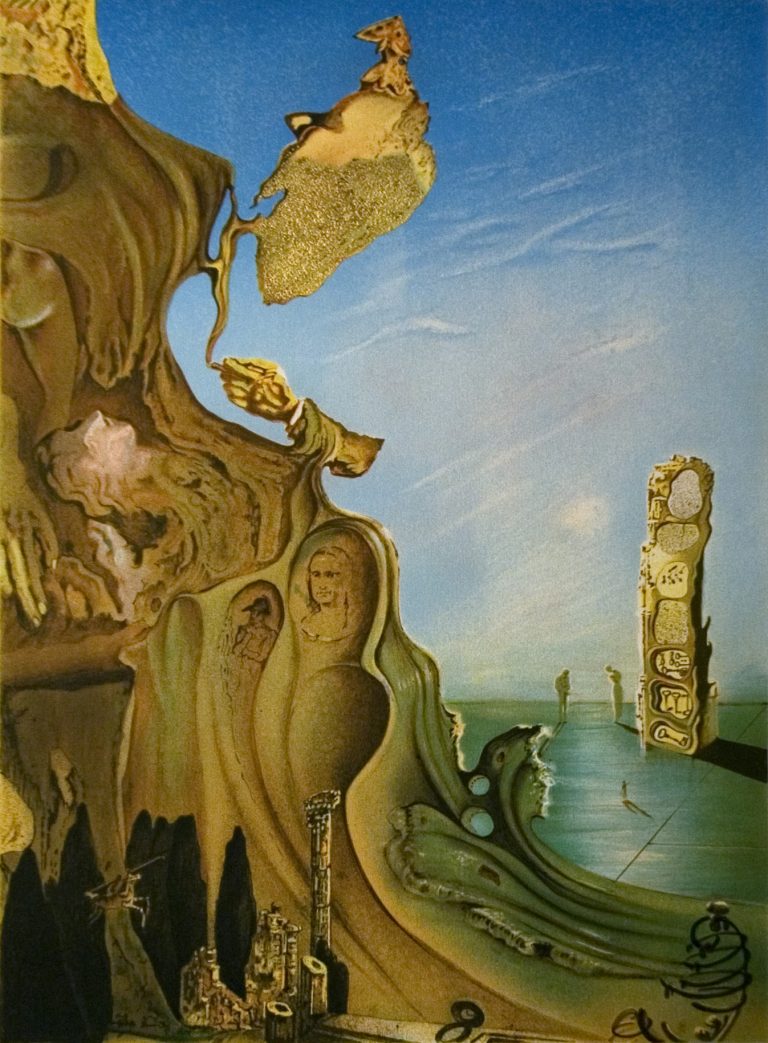 Imperial Monument by Salvador Dalí, 20th ce, lithograph on paper